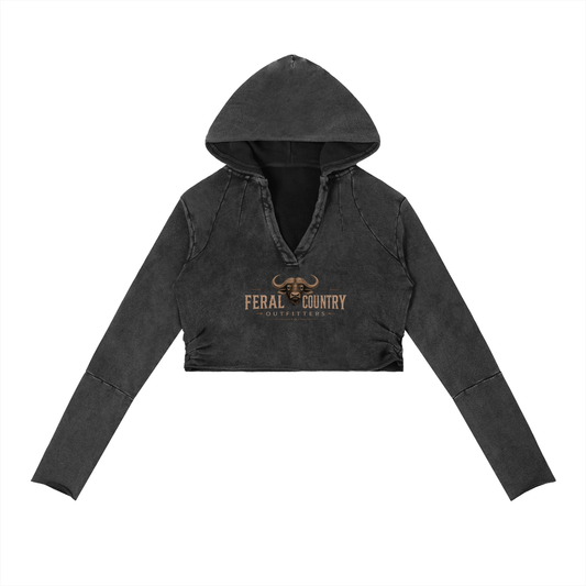 FERAL COUNTRY OUTFITTERS — Official Baby Crop Hoodie