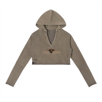FERAL COUNTRY OUTFITTERS — Official Baby Crop Hoodie