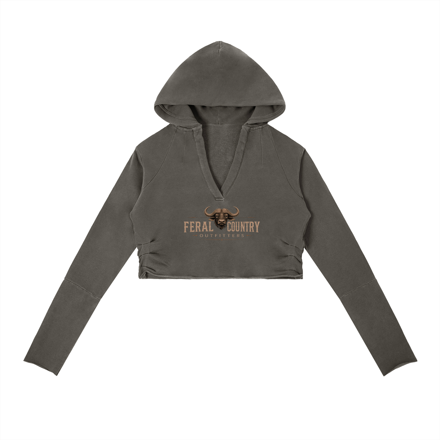 FERAL COUNTRY OUTFITTERS — Official Baby Crop Hoodie