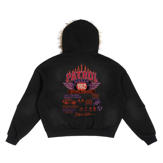 Fur Lined Hoodie,Womens Hoodie,Y62 Patrol,Feral Country Outfitters