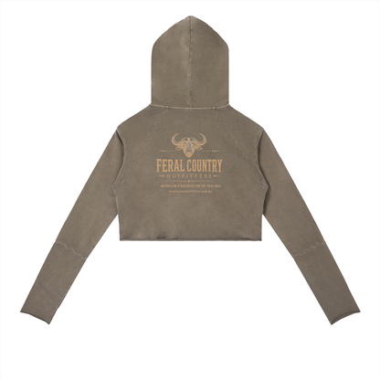 FERAL COUNTRY OUTFITTERS — Official Baby Crop Hoodie