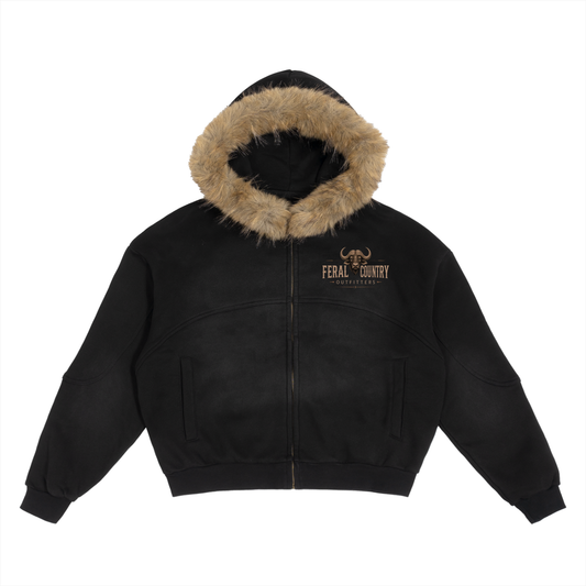 Fur Lined Hoodie,Womens Hoodie,Y62 Patrol,Feral Country Outfitters