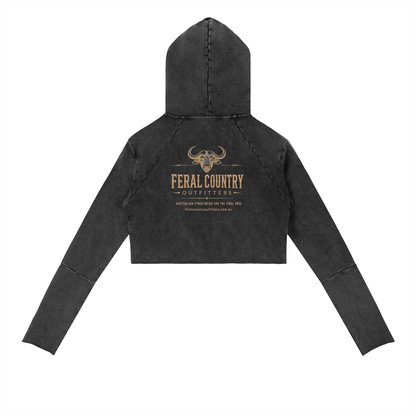 FERAL COUNTRY OUTFITTERS — Official Baby Crop Hoodie